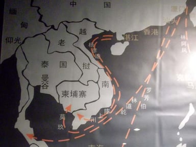 Migrationsbewegung der Chinesen aus Xiamen