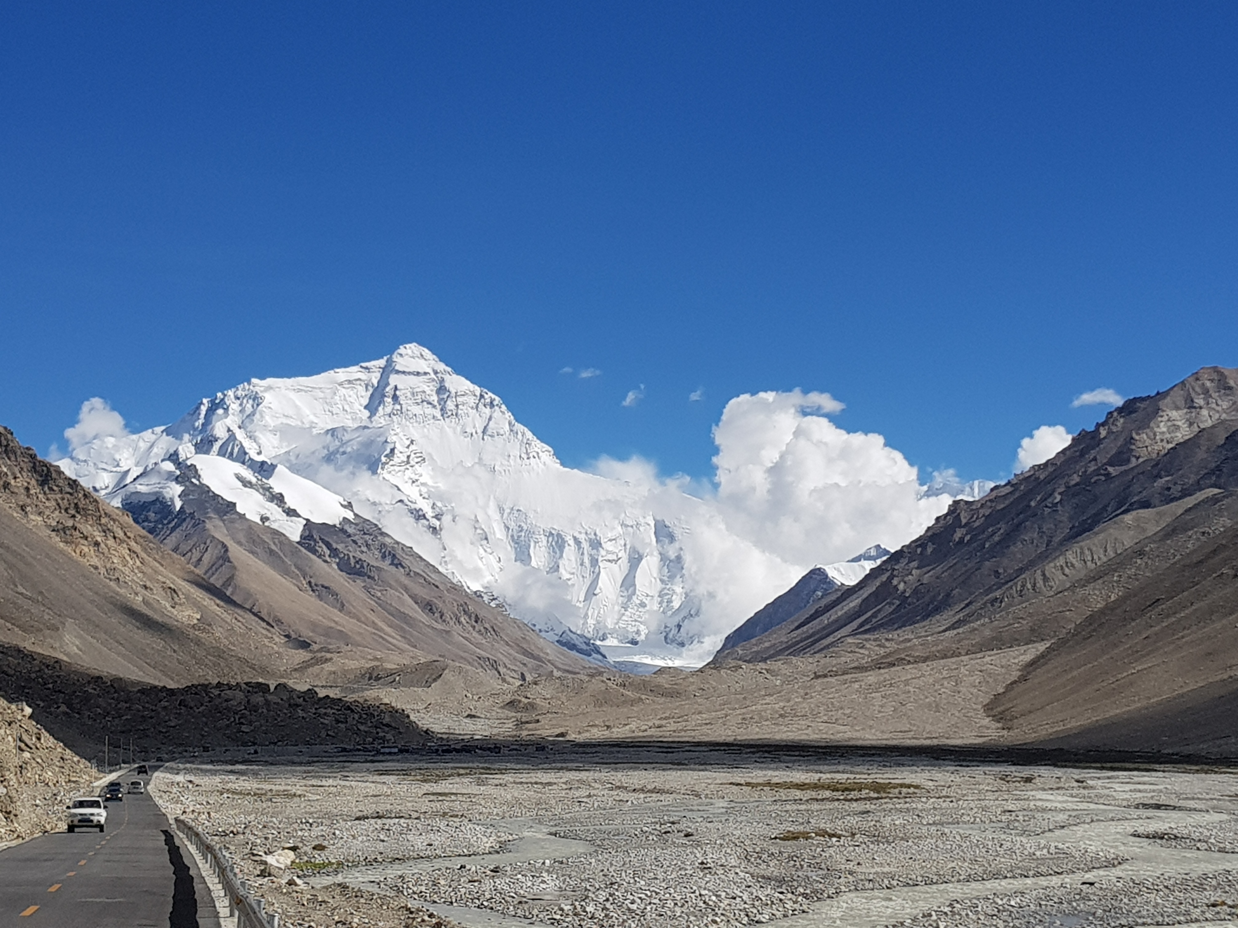 Blick vom Mount Everest Base Camp