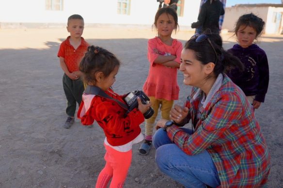 Die Kinder machen mit unseren Kameras Bilder, 2018