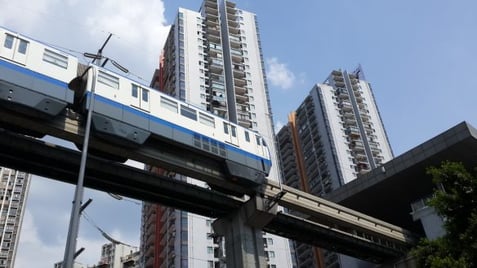 Monorail in Chongqing