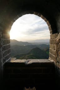 Chinas Glanzlichter: Ausblick aus einem Wachturm