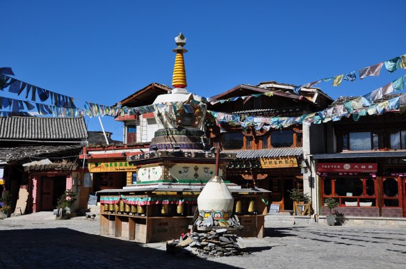 Tibetische Stupa in der Altstadt