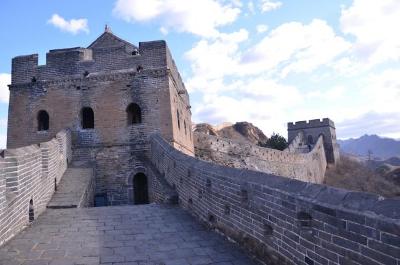 Abschnitt der Chinesischen Mauer bei Jinshanling