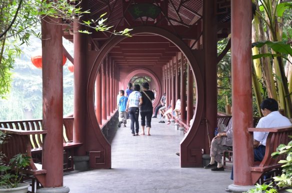 Die Parks sind ein Highlight von Chengdu