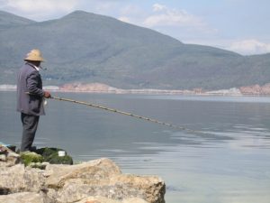 Fischer am Erhai-See Yunnan