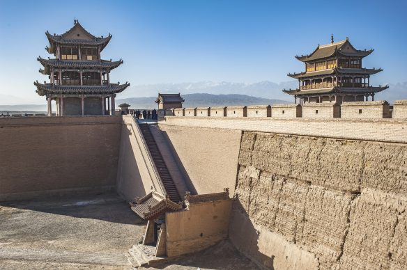 Jiayuguan Festung in Gansu