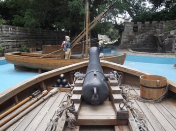 Rekonstruktion von chinesischen Kanonenbooten