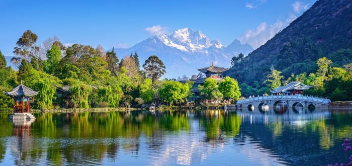 Der Schwarze-Drachen-Teich in Lijiang