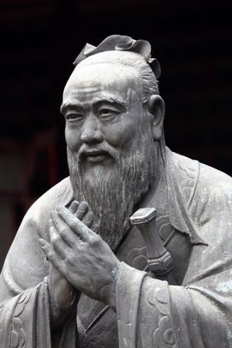 Statue von Konfuzius