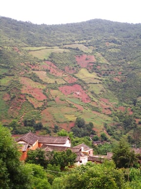 Das kleine Dorf Nuodeng in der chinesischen Provinz Yunnan.