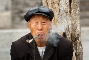 Fotos aus China: Raucherpause