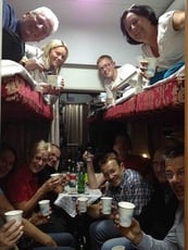 Unterwegs im Zug durch China