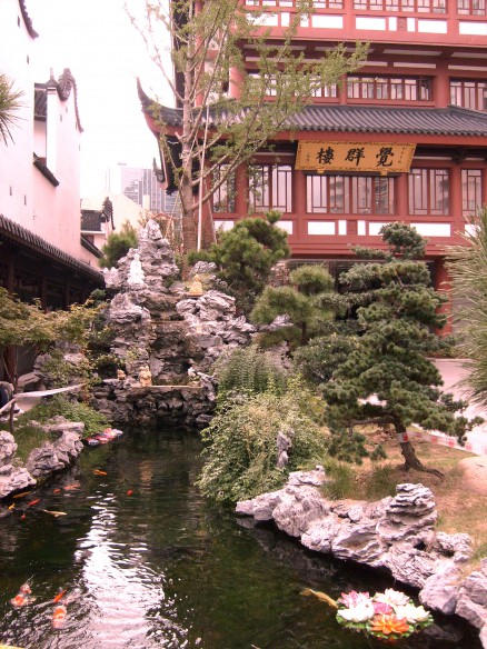 Chinesischer Garten des Jade Buddha Tempels
