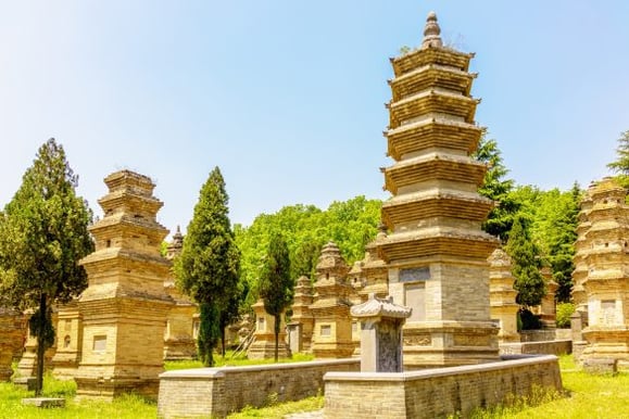 Shaolin-Kloster - Pagodenwald - Dengfeng - Henan