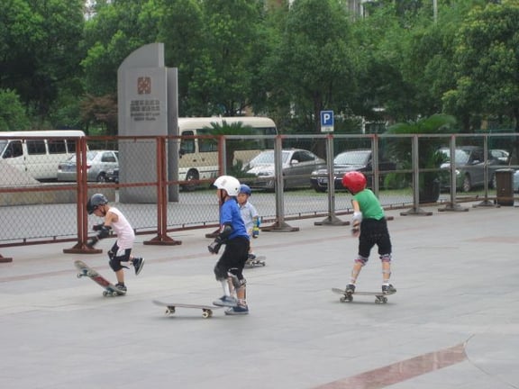 Chinas Skater-Nachwuchs