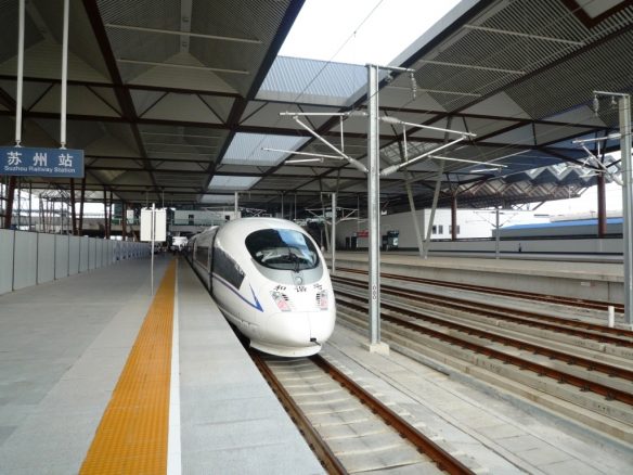 Hochgeschwindigkeitszug in Suzhou