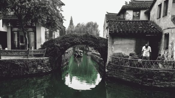In Suzhou wurde viel Handel über die Wasserwege betrieben