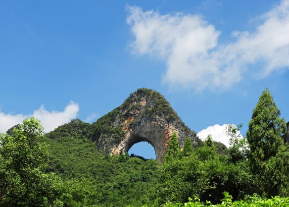 Der Mondberg bei Yangshuo
