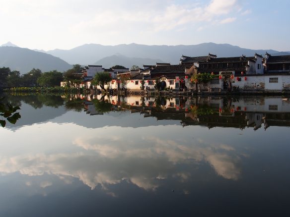 Zwar nur ein Dorf und dennoch Teil der schönsten Altstädte Chinas: Hongcun