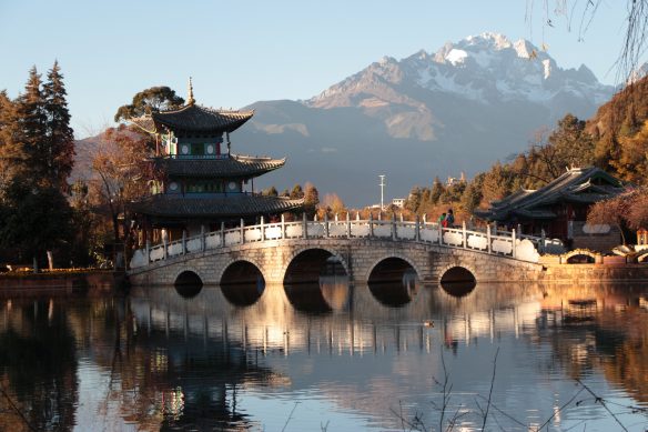 Eine der besterhaltensten Altstädte Chinas: Lijiang im Herbst